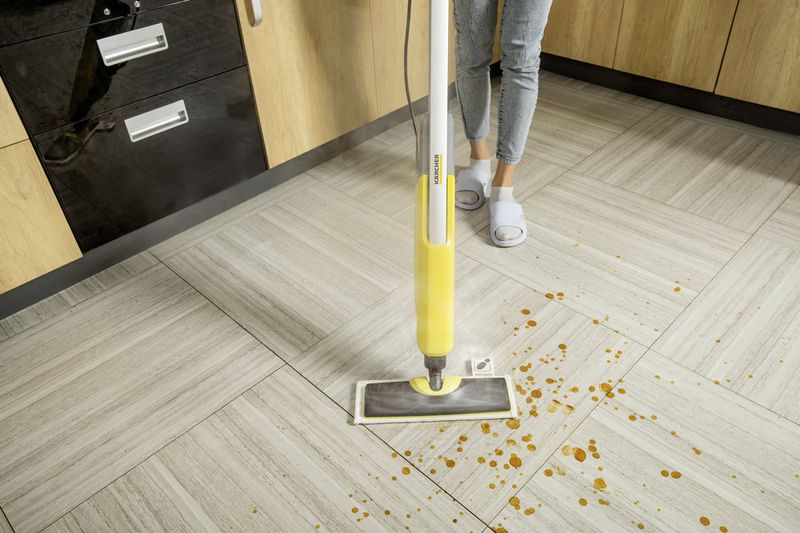 Karcher-Karcher-SC-2-Upright-EasyFix-Scopa-a-vapore-04-L-1600-W-Nero-Grigio-Bianco-Giallo