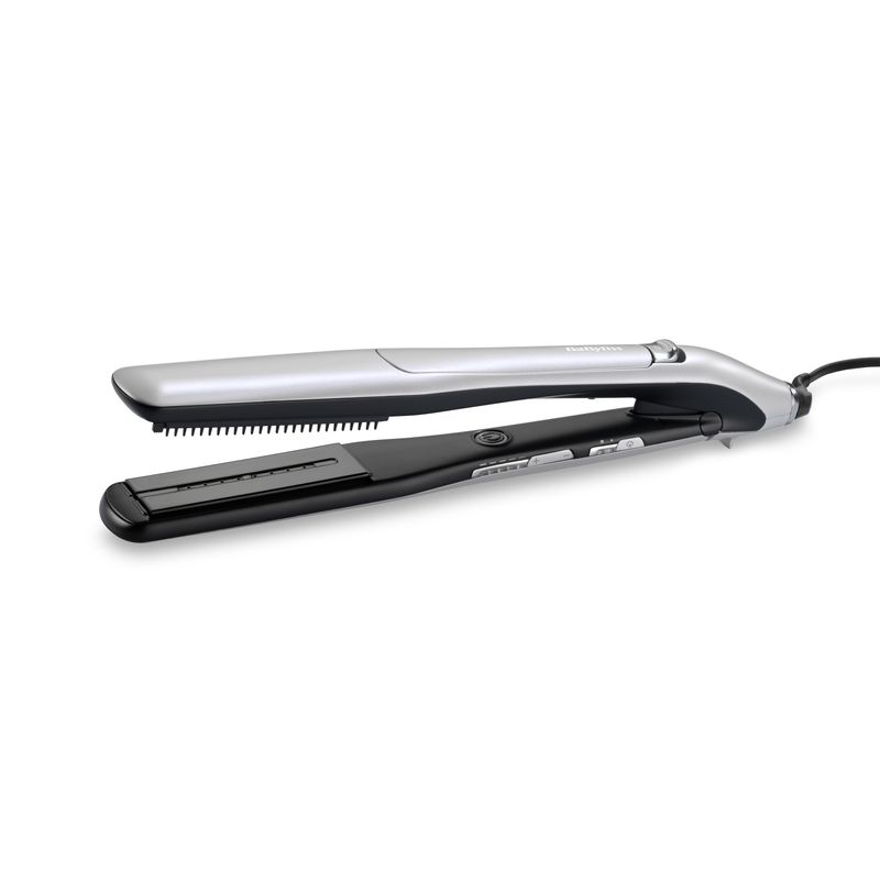 BaByliss-Steam-Lustre-Styler-Piastra-per-capelli-Vapore-Nero-Bianco-25-m