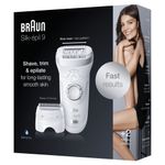 Braun-Silk-epil-9-9-705-Epilatore-Donna-Per-Una-Rimozione-Duratura-Dei-Peli-Bianco-Argento