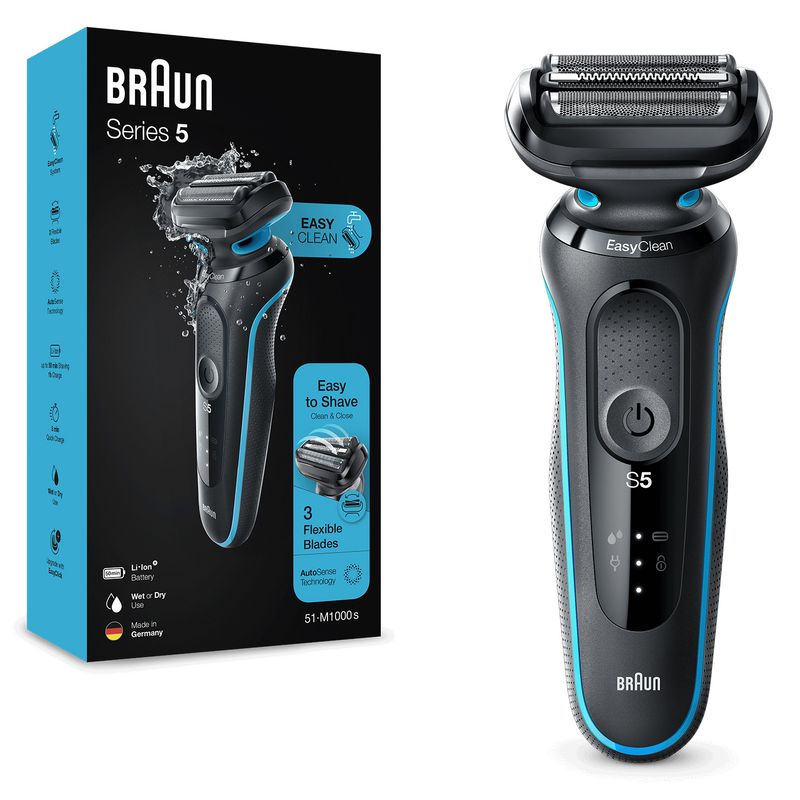 Braun-Series-5-51-M1000s-Rasoio-Nero-Blu