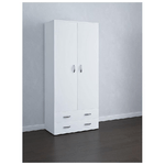 CTF-Armadio-2-Ante-2-Cassetti-80X52X170-Bianco-Olmo