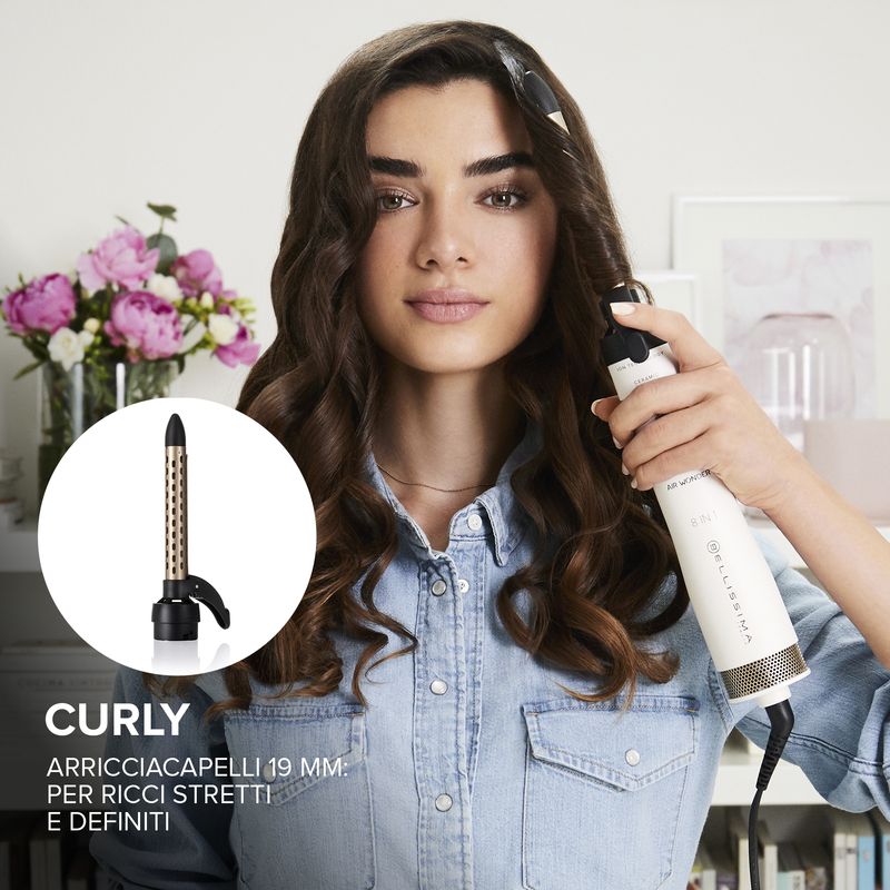 Bellissima-Imetec-Air-Wonder-Spazzola-Ad-Aria-Calda-Tecnologia-A-Ioni-Spazzole-Rivestite-In-Ceramica-E-Cheratina