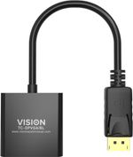 Vision-TC-DPVGA-BL-cavo-e-adattatore-video-DisplayPort-VGA-D-Sub-Nero--VISION-Professional-installation-grade-DisplayPor