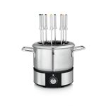 Wmf Anzahl der Personen 8 Personen  Produktfarbe Black Chrome  Fassungsvermgen 15 l  Formfaktor Rund  Anzahl der Fondue