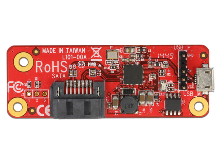 CONVERTITORE-RASPBERRY-PI-USB-MICRO-B-FEMMINA-USB-PIN-HEADER---SATA-7-POLI