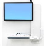 Ergotron 61-081-062 supporto da tavolo per Tv a schermo piatto 61 cm (24") Parete Bianco