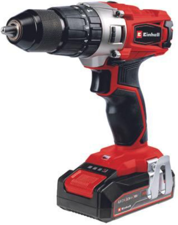 Einhell-TE-CD-18-2-Li-i-22-1250-Giri-min-114-kg-Nero-Rosso