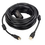 Microconnect USBAB15B-ACTIVE cavo USB 15 m USB 2.0 USB A USB B Nero (Active USB 2.0 A-B Cable 15m - With integrated - re