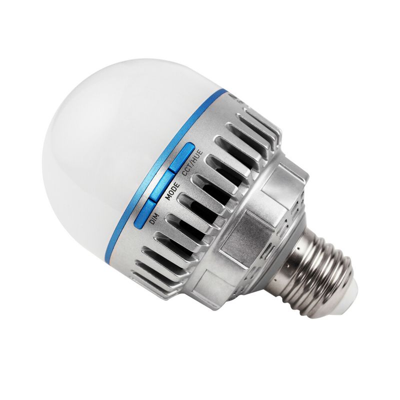 Nanlite-PavoBulb-10C-RGBWW-Lampadina-intelligente-Bluetooth-Bianco-Metallico-10-W