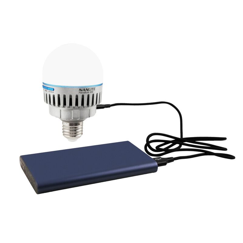 Nanlite-PavoBulb-10C-RGBWW-Lampadina-intelligente-Bluetooth-Bianco-Metallico-10-W