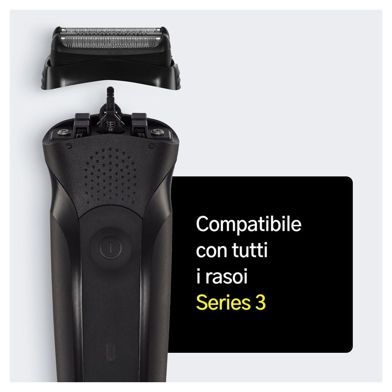 Braun-Series-3-21B-Testina-Di-Ricambio-Per-Rasoio-Elettrico-Barba---Nero---Compatibile-Con-I-Rasoi