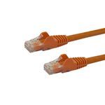 StarTech.com N6PATC10MOR cavo di rete Arancione 10 m Cat6 U/UTP UTP (10M CAT 6 ORANGE SNAGLESS - GIGABIT ETHERNET PATCH