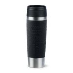 EMSA Travel Mug Classic N2022000 tazza da viaggio 500 ml Nero, Acciaio inox Acciaio inox