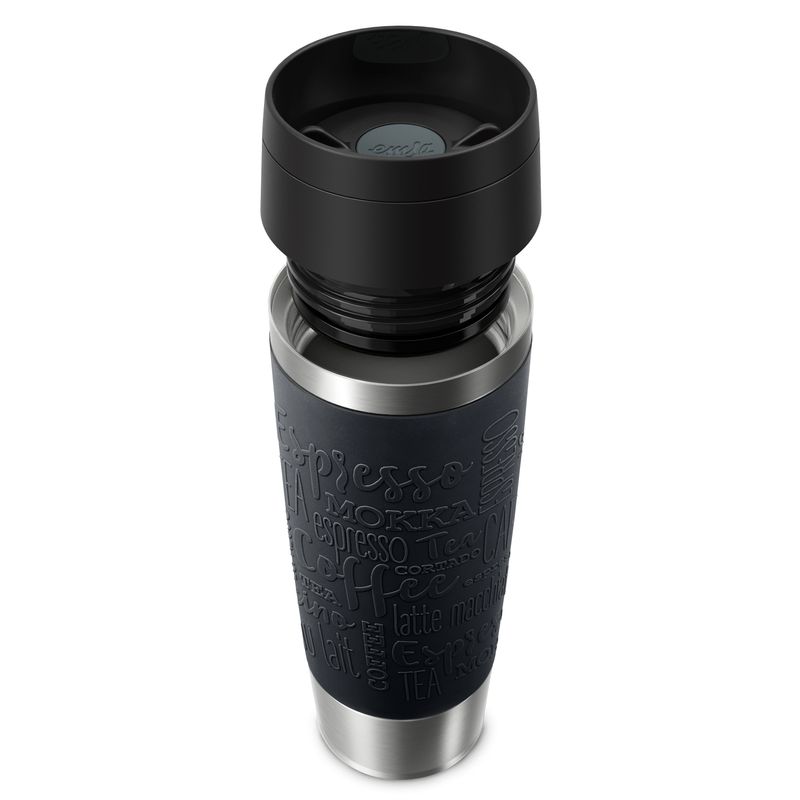 EMSA-Travel-Mug-Classic-N2022000-tazza-da-viaggio-500-ml-Nero-Acciaio-inox-Acciaio-inox