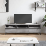 Mobile Porta TV Grigio Sonoma 150x30x44,5 cm Legno ingegnerizzato