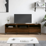 Mobile Porta TV Rovere Marrone 150x30x44,5 cm Legno ingegnerizzato