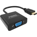 Vision TC-HDMIVGA/BL cavo e adattatore video 023 m HDMI tipo A Standard VGA D-Sub Nero (VISION Professional installation