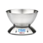 Girmi-PS85-Stainless-steel-Superficie-piana-Rotondo-Bilancia-da-cucina-elettronica