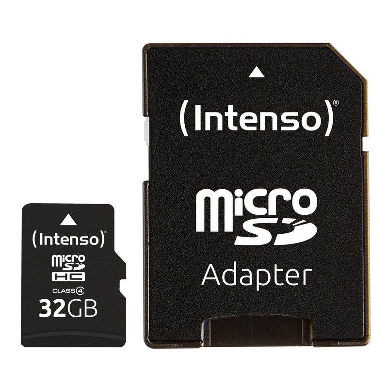 MicroSDHC-32GB-Intenso-Adattatore-CL4-Blister