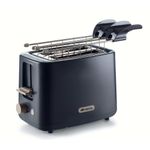 Ariete 157 Tostapane Breakfast, 760W, Capacità 2 fette di pane, Pinze in acciaio inox, 7 livelli di doratura