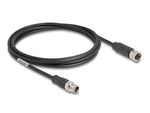 Delock-M12-Kabel-X-kodiert-8-Pin-Stecker-zu-Buchse-PVC-2-m--80861-