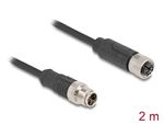 Delock-M12-Kabel-X-kodiert-8-Pin-Stecker-zu-Buchse-PVC-2-m--80861-