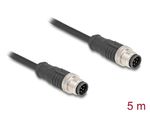 Delock-M12-Kabel-A-kodiert-8-Pin-Stecker-zu-PVC-5-m--80808-