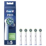 Braun Oral-B CrossAction Testine Di Ricambio Pro Cross Action, 5 Testine