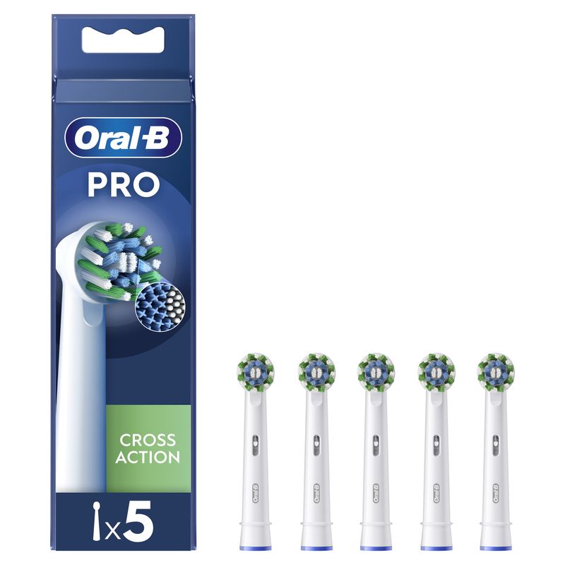 Braun-Oral-B-CrossAction-Testine-Di-Ricambio-Pro-Cross-Action-5-Testine