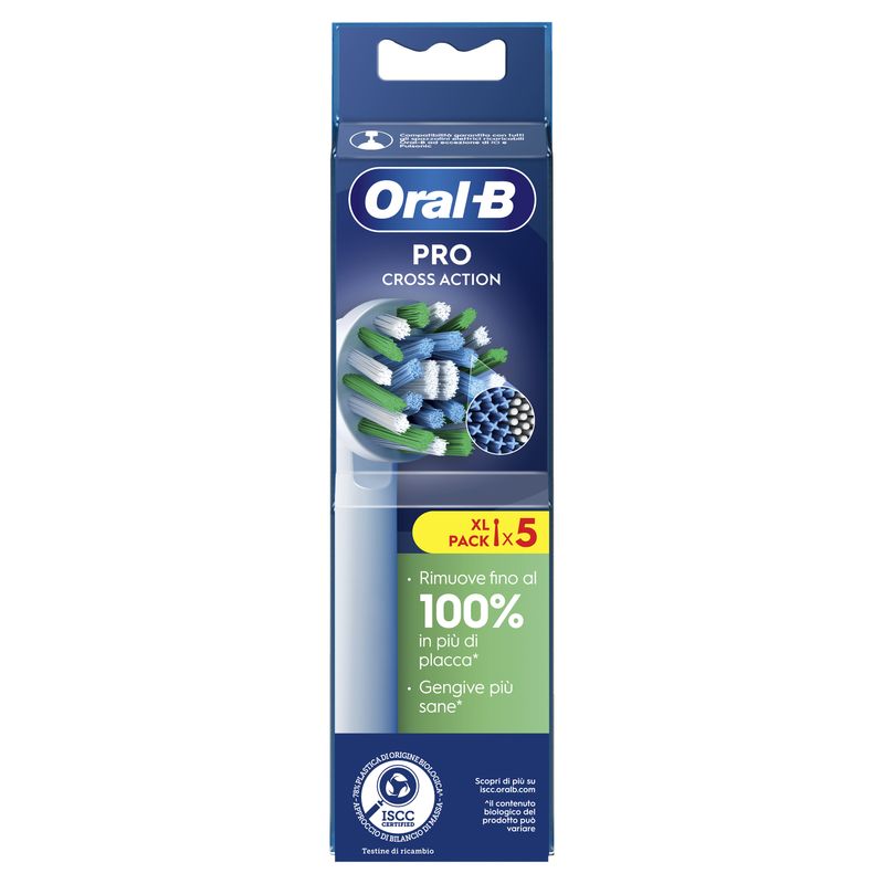 Braun-Oral-B-CrossAction-Testine-Di-Ricambio-Pro-Cross-Action-5-Testine