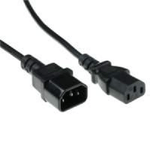 ACT 230V connection cable C13 - C14 3 m Nero