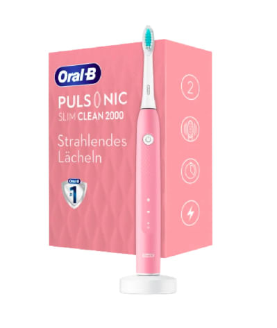 Braun-Oral-B-Pulsonic-Slim-Clean-2000-Adulto-Spazzolino-elettrico-sonico-Rosa