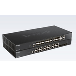 D-Link DXS-1210-28T switch di rete Gestito L2/L3 10G Ethernet (100/1000/10000) 1U Nero