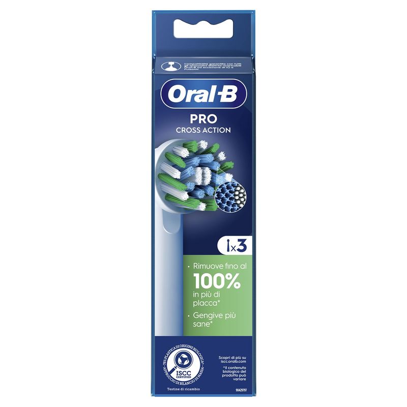 Braun-Oral-B-Pro-Cross-Action-3-pz-Bianco