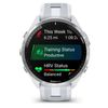 GARMIN-Forerunner-965-bianco-grigio-Smartwatch-GPS-cinturino-in-silicone-art-010-02809-11