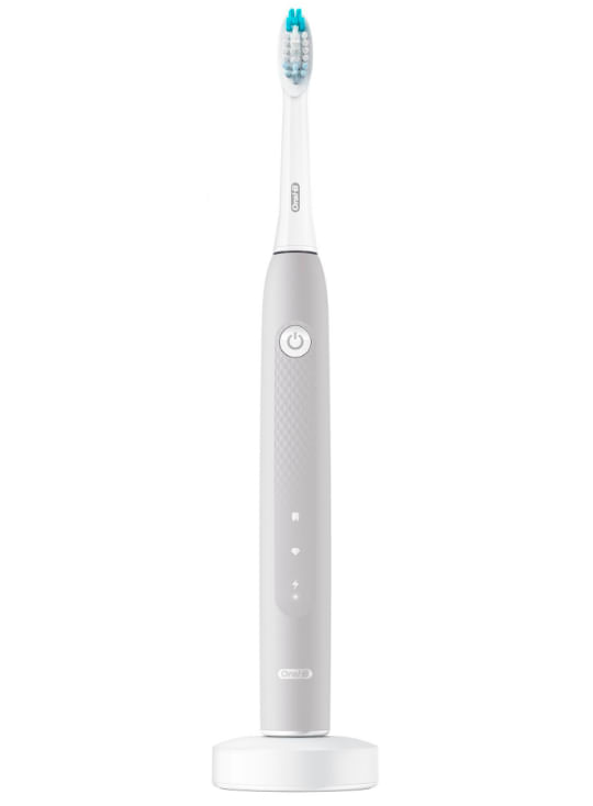 Braun-Oral-B-Pulsonic-Slim-Clean-2000-Adulto-Spazzolino-elettrico-sonico-Grigio