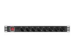 POWER-STRIP-RACK-PDU-19-1U-16A-8X-SHUKO-2M-NERO-PDU-08F-0200-BK