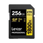 Lexar LSD1800256G-BNNNG memoria flash 256 GB SDXC Classe 10 (256GB Lexar Professional 1800x SDHC UHS-II Card)