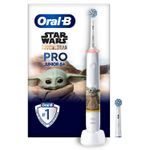 Braun Oral-B PRO 14876674 spazzolino elettrico Bambino Spazzolino rotante Multicolore, Bianco