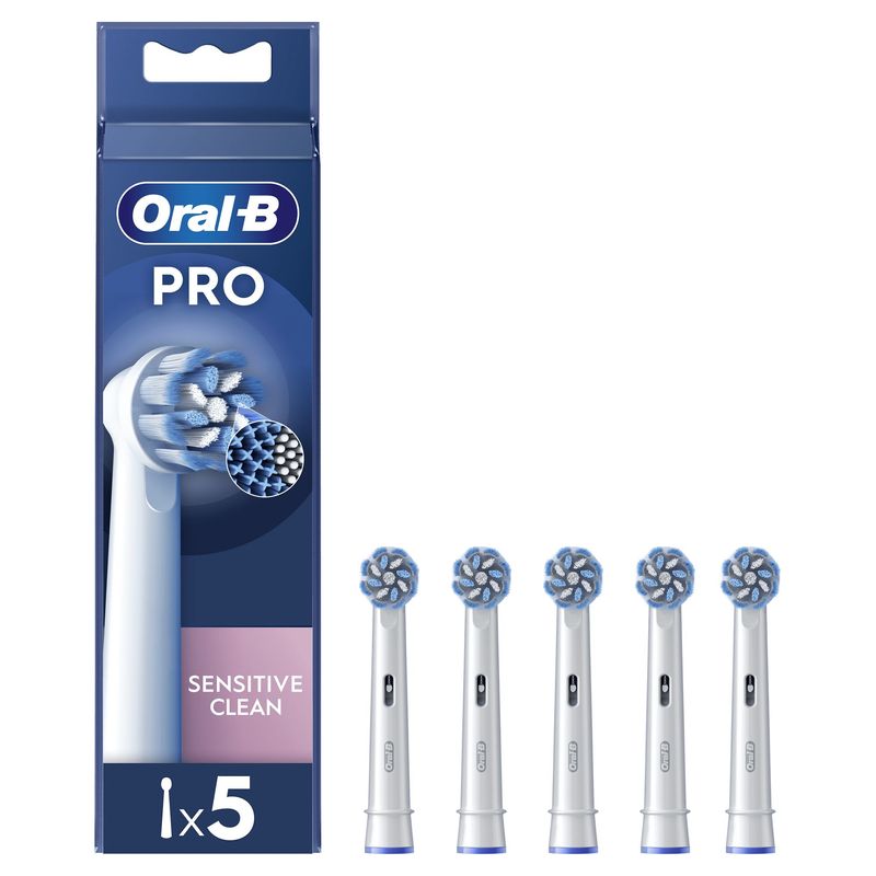 Braun-Oral-B-Testine-Di-Ricambio-Pro-Sensitive-Clean-5-Testine