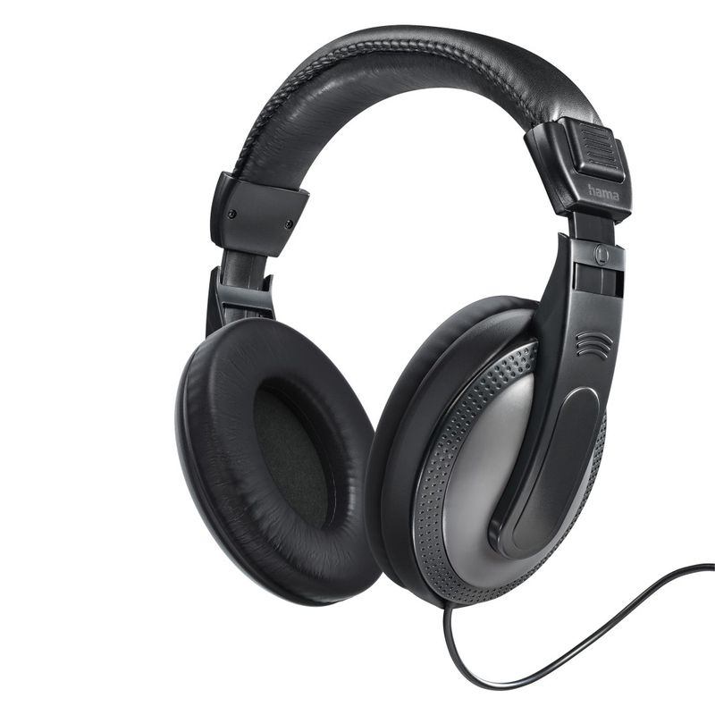 Hama-ShellTV-Cuffie-Cablato-A-Padiglione-TV-Nero--Hama-ShellTV-Headphones-3.5-mm-Jack-6.35mm-Adapter-40mm-Drivers-6m-Cab