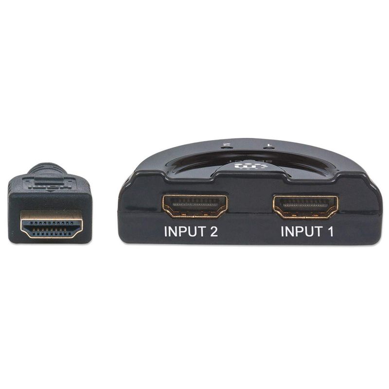 Manhattan-207416-ripartitore-video-HDMI-2x-HDMI--HDMI-Switch-2-Port-1080p-Connects-x2-HDMI-sources-to-x1-display-Manual-