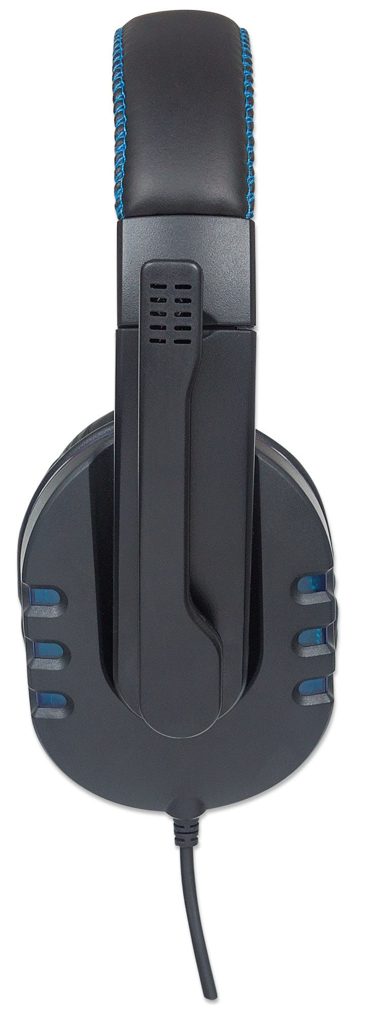 Manhattan-176088-cuffia-e-auricolare-Cablato-A-Padiglione-Musica-e-Chiamate-Nero-Blu--USB-GAMING-LED-HEADSET-1.8M----BUI