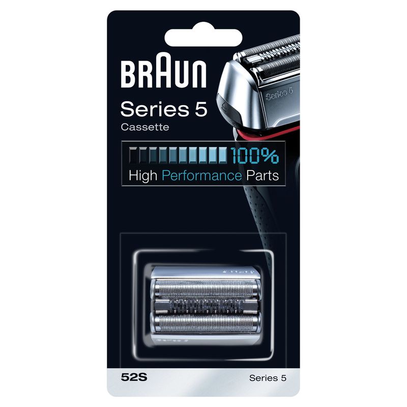 Braun-Series-5-Testina-di-Ricambio-per-Rasoio-Elettrico-Uomo-52S-Color-Argento---Compatibile-Con-I-Rasoi