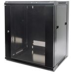 Intellinet 711791 rack 9U Da parete Nero (NETWORK CABINET WALL MOUNT 9U- - STANDARD 600MM BLACK FLATPACK)