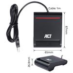 Lettore-di-smart-card-ACT-AC6015-USB-interna-USB-2.0-Nero