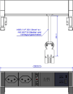 DESK2-2xCH-T13-1xUSB-A-C-22W