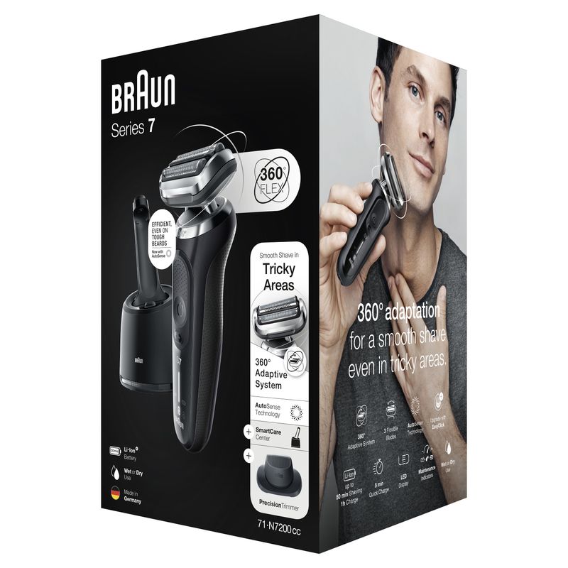 Braun-Series-7-71-N7200cc-Rasoio-Trimmer-Nero