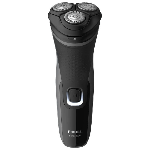 Philips-Serie-1000-S1231-41-rasoio-elettrico-Rotazione-Trimmer-Nero-Grigio