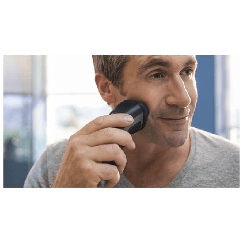 Philips-Serie-1000-S1231-41-rasoio-elettrico-Rotazione-Trimmer-Nero-Grigio